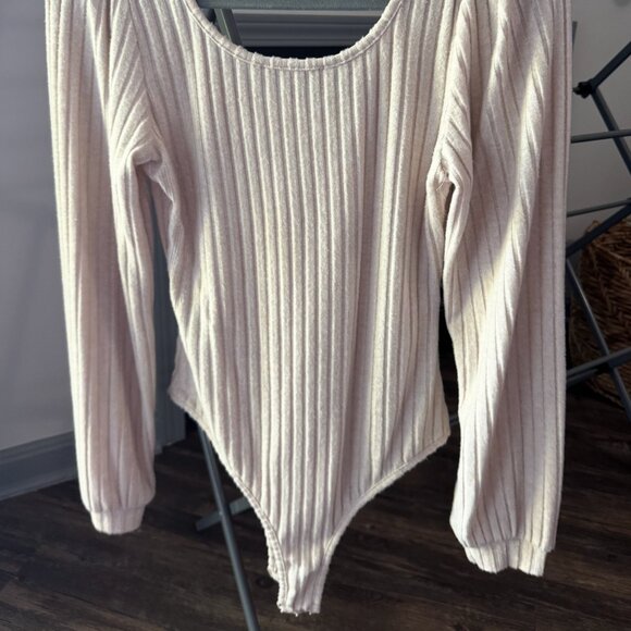 Women's Large Tan Bodysuit - Picture 4 of 4